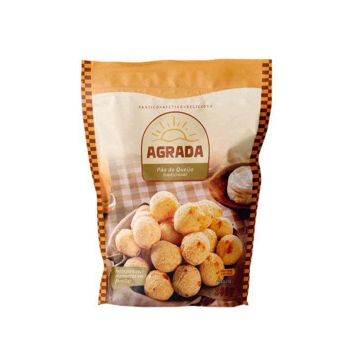 Pão de Queijo Tradicional Cong 300g - Agrada